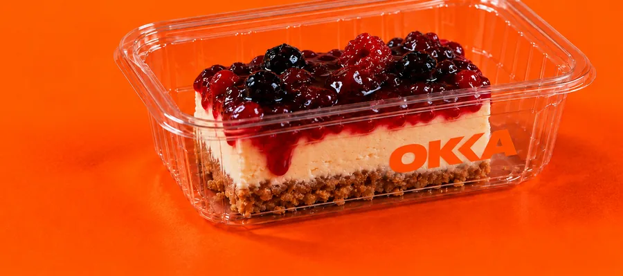 Cheesecake de frutos vermelhos OKKA